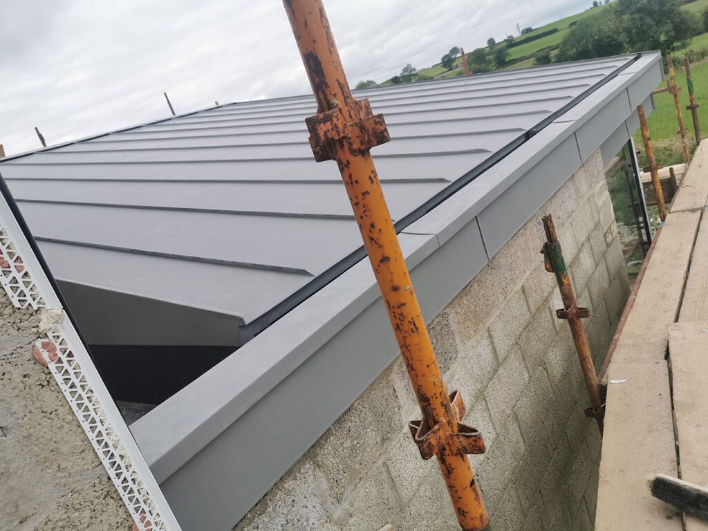 VM Zinc Job by Tyrone Roofing Contracts Ltd