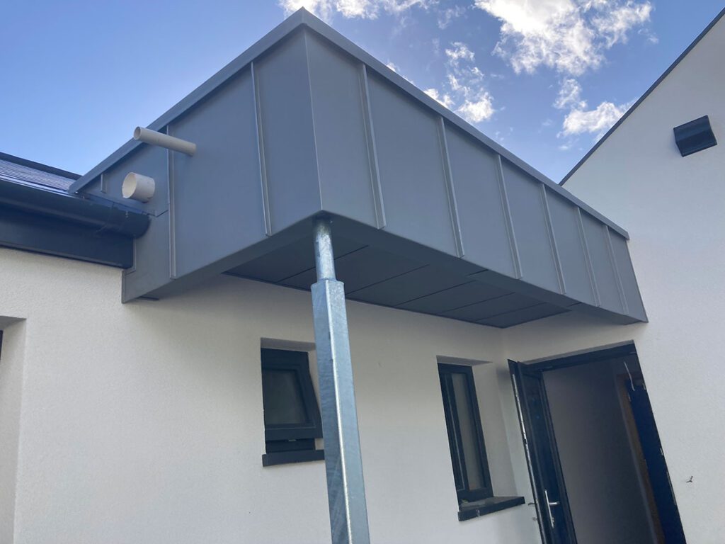 VM Zinc Job - Tyrone Roofing Contracts Northern Ireland
